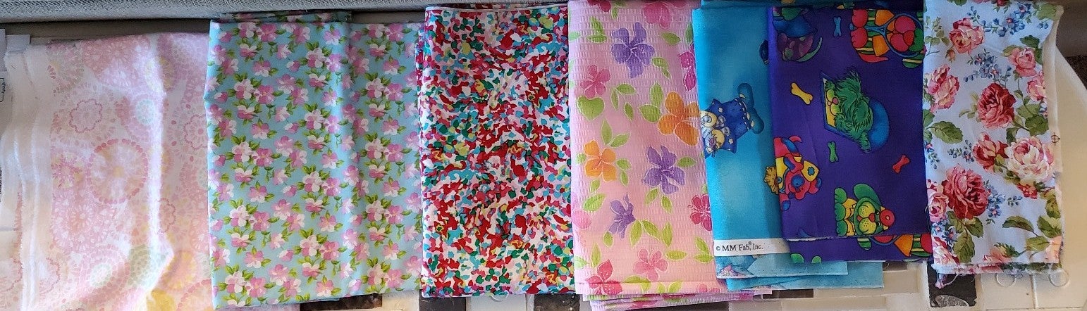 Vintage Fabric Bundle Vintage Cotton 3 pounds