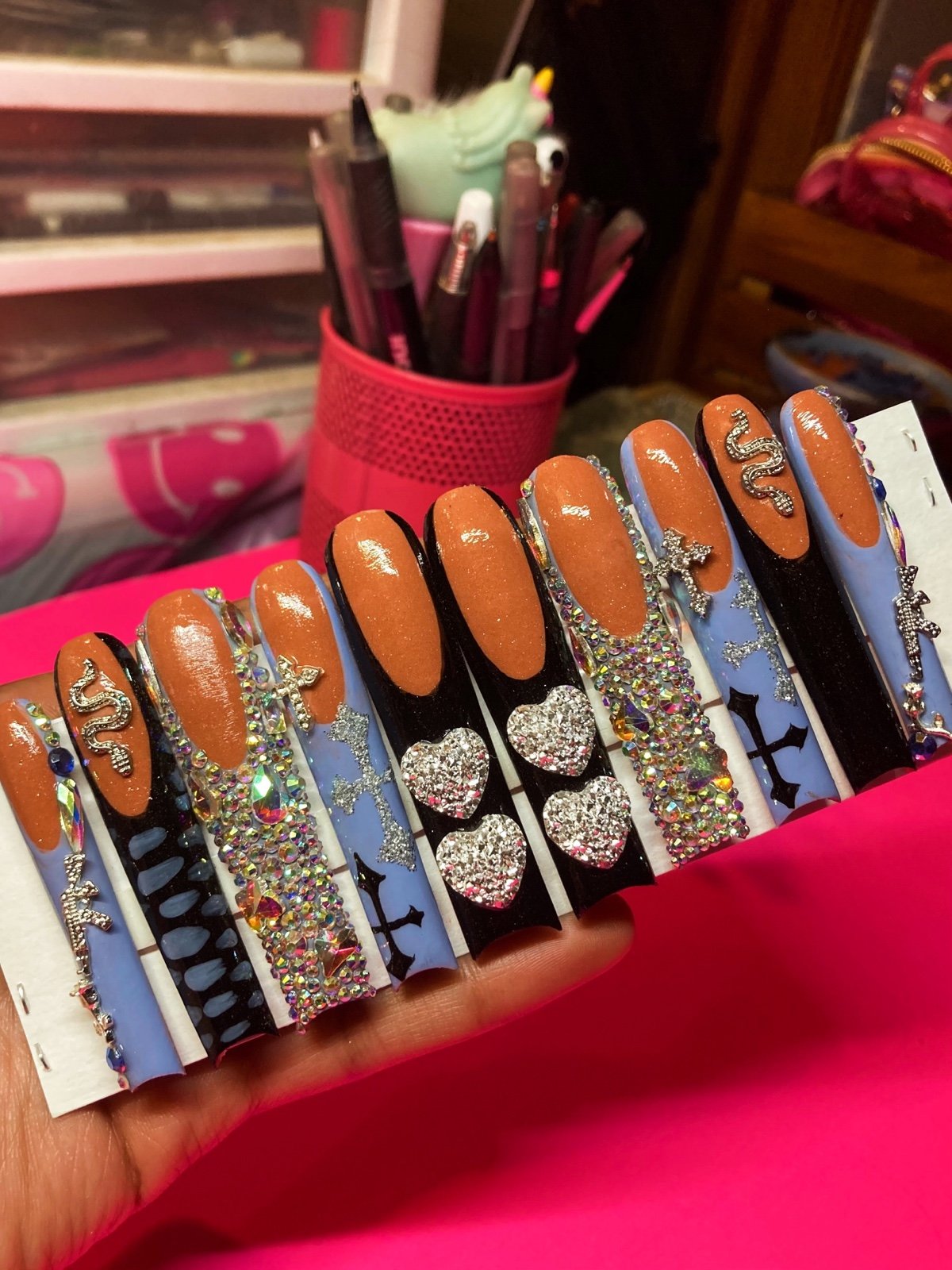 acrylic press on nails