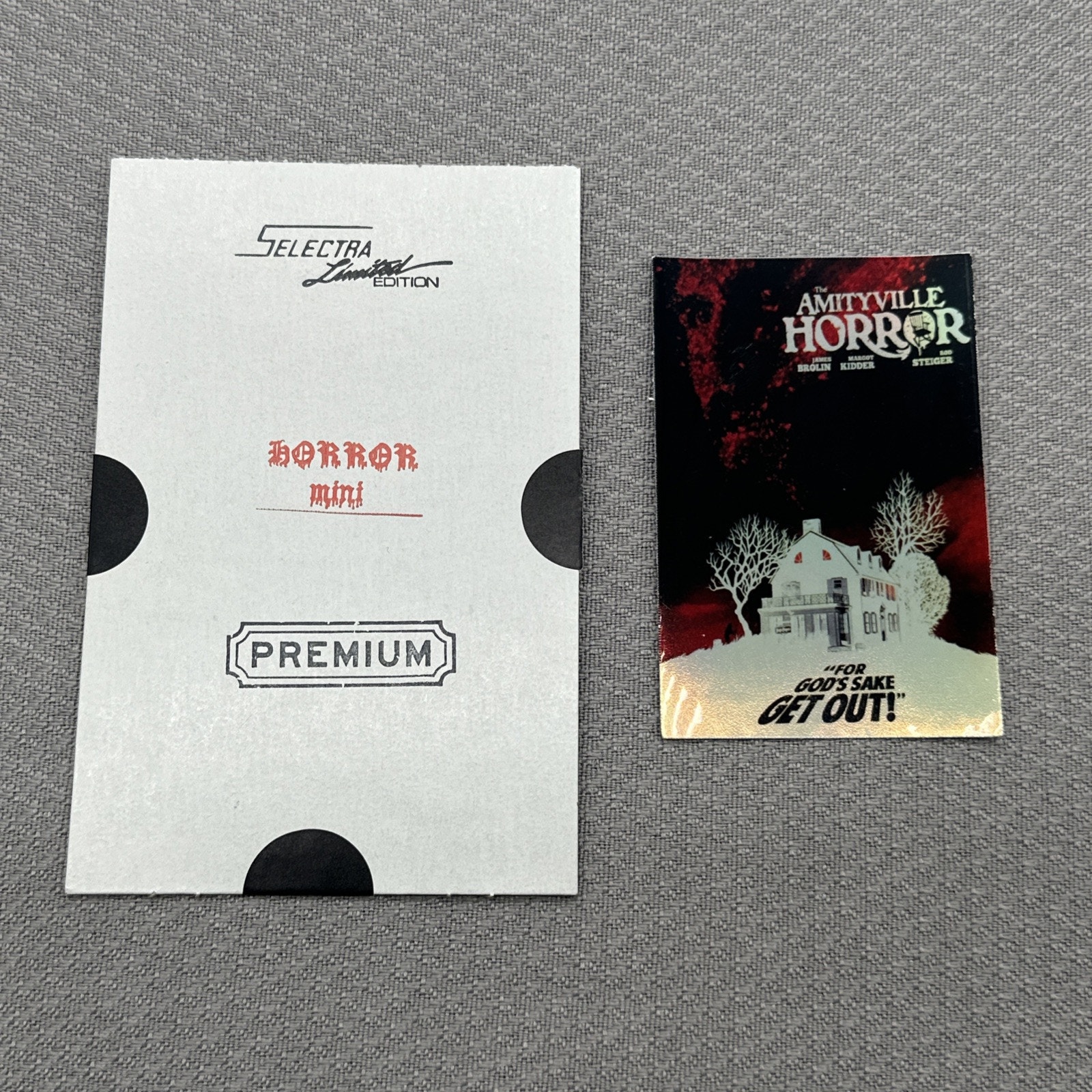 The Amityville Horror Mini Prism Vending Machine Sticker Selectra Vintage