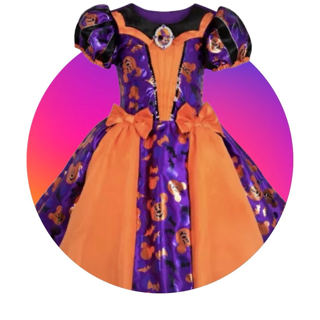 Disney Store Minnie Mouse Witch Costume Dress Up Girls