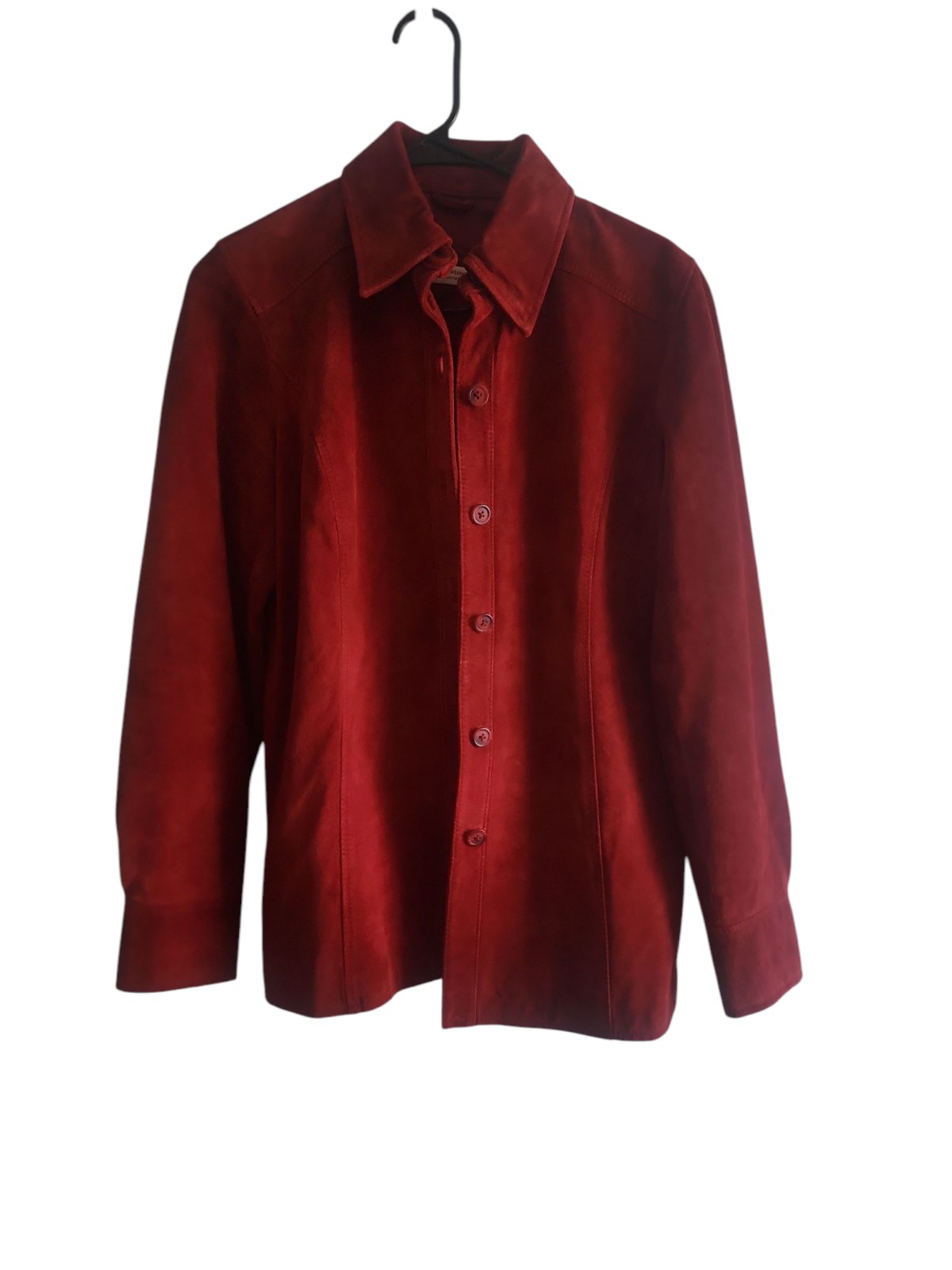 Valerie Stevens Y2K 90s Suede Red Jacket