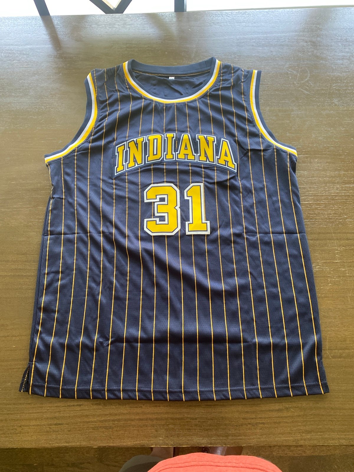 Basketball Jersey NBA Men Size Large HOF Adult #31 Reggie Miller Indiana Pacers