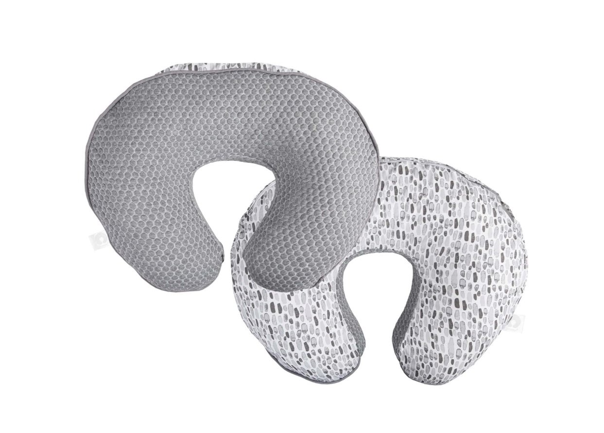 Boppy LUXE Feeding Infant Support Pillow, Luxury Fabric And Details For Baby.