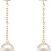 Sterling silver dangling earrings women
