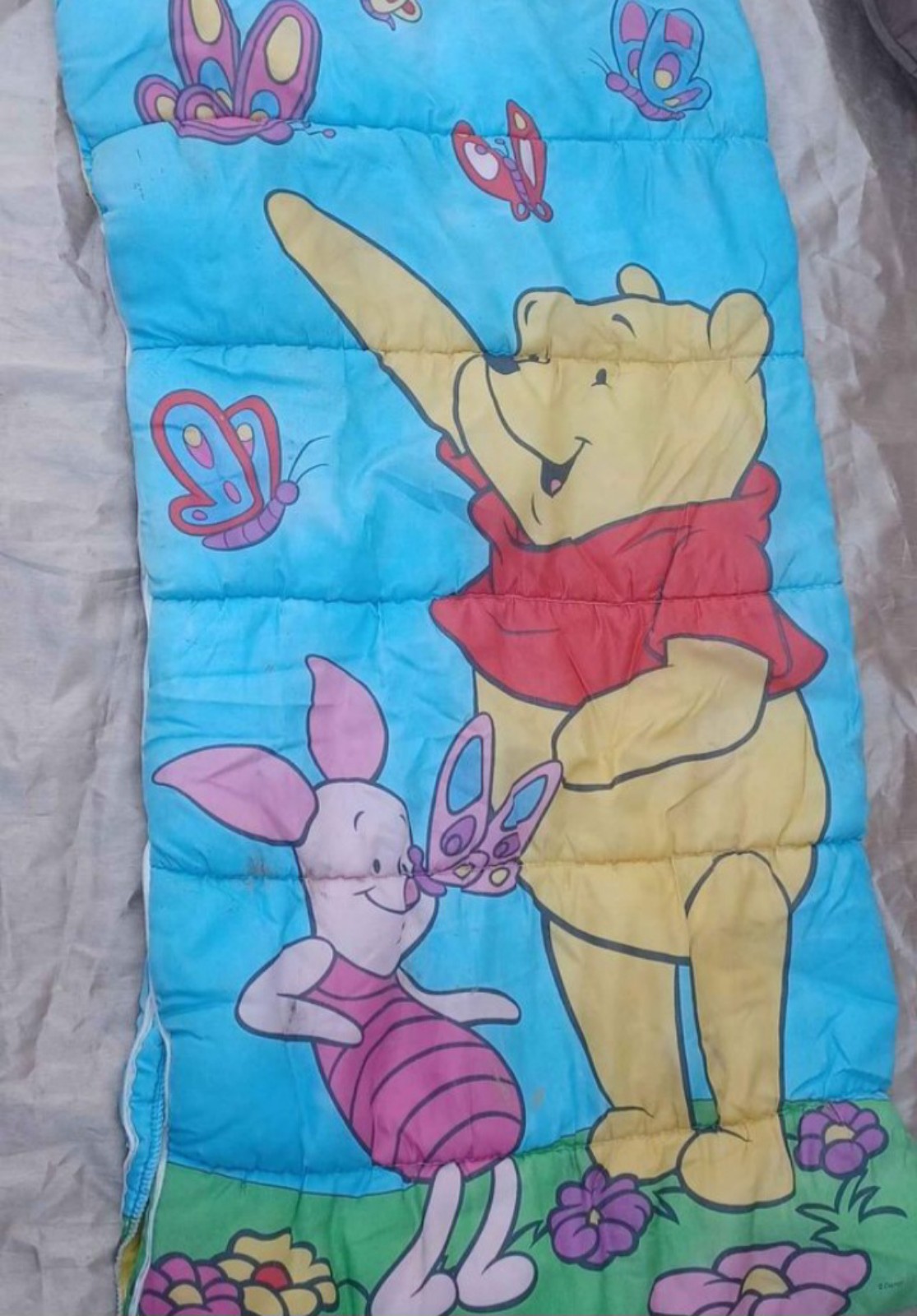 Vintage Pooh Bear Sleeping Bag