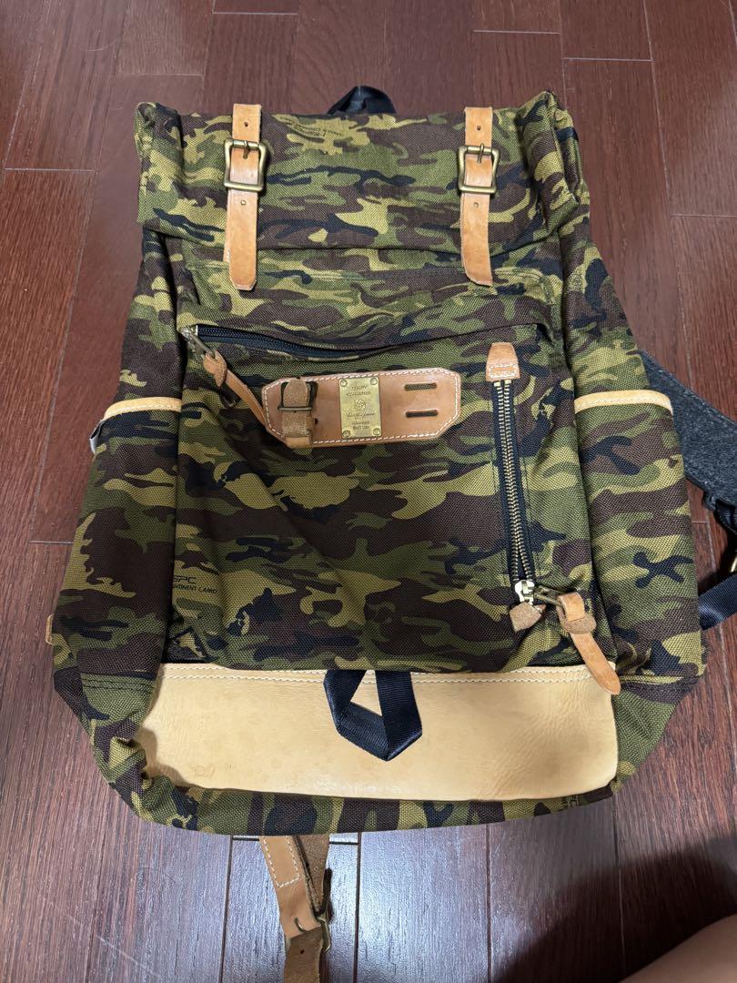 Camouflage pattern backpack, masterpiece.