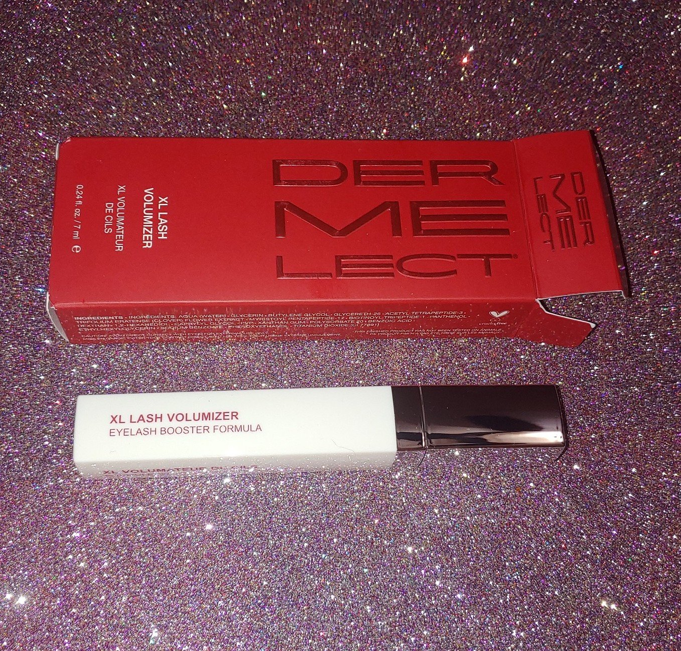 XL LASH Volumizer tri-peptide eyelash & brow booster serum DERMELECT