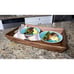 Family high grade acacia Curved Serving Tray