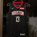 NBA Nike Swingman Rockets Houston #13 James Harden Black Jersey