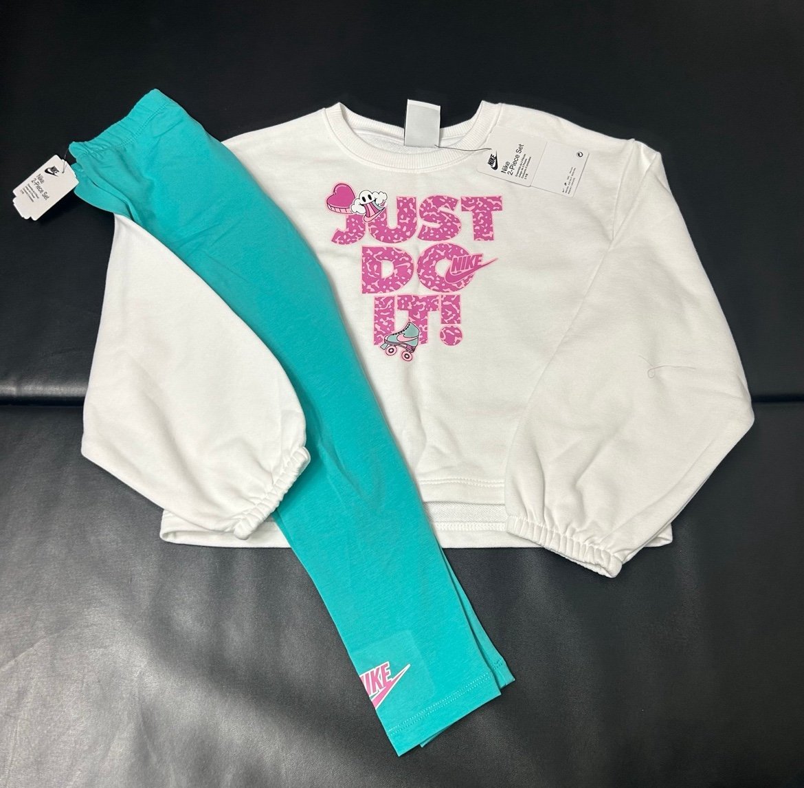 NWT Nike sweater & leggings set girls 6x