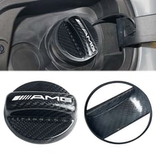 BRAND NEW AMG Real Carbon Fiber Gas Fuel Cap Cover For MERCEDES BENZ