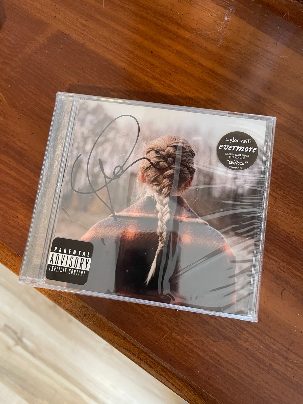 Taylor Swift Evermore Signed NEW