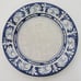 Antique Dedham Pottery Blue White Crackled Bunny Salad Lunch Plate 8.5