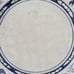Antique Dedham Pottery Blue White Crackled Bunny Salad Lunch Plate 8.5