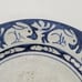 Antique Dedham Pottery Blue White Crackled Bunny Salad Lunch Plate 8.5