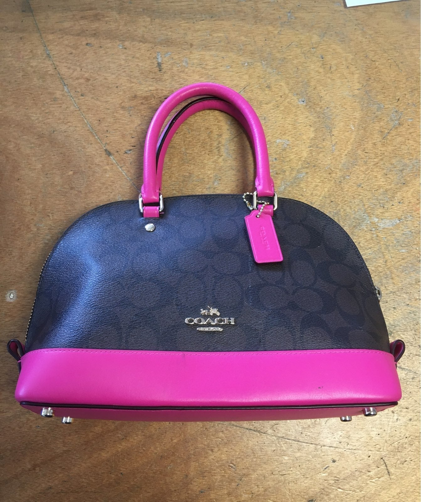 Coach (58295) Mini Sierra Satchel In Signature Coated shops Canvas