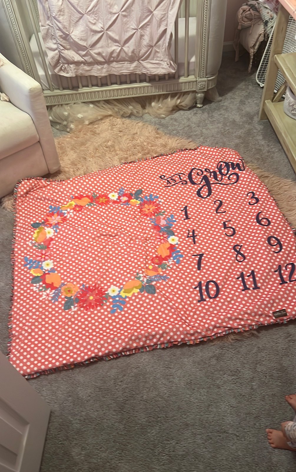 “As You Grow” Matilda Jane blanket