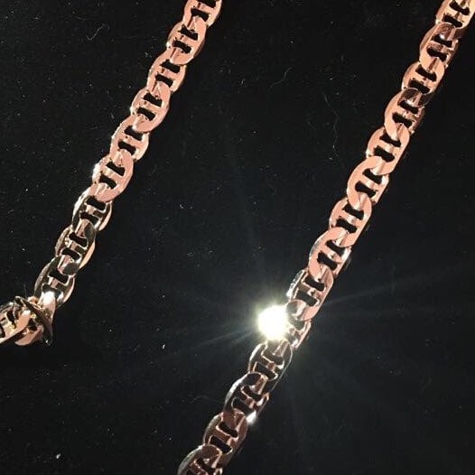 14K GOLD MARINER CHAIN ITALY