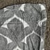 West Elm Fleur Printed Curtain Panels (2) Black White 48x95 2 in 1 Hanging