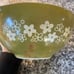 Vintage Pyrex green and white nesting bowls