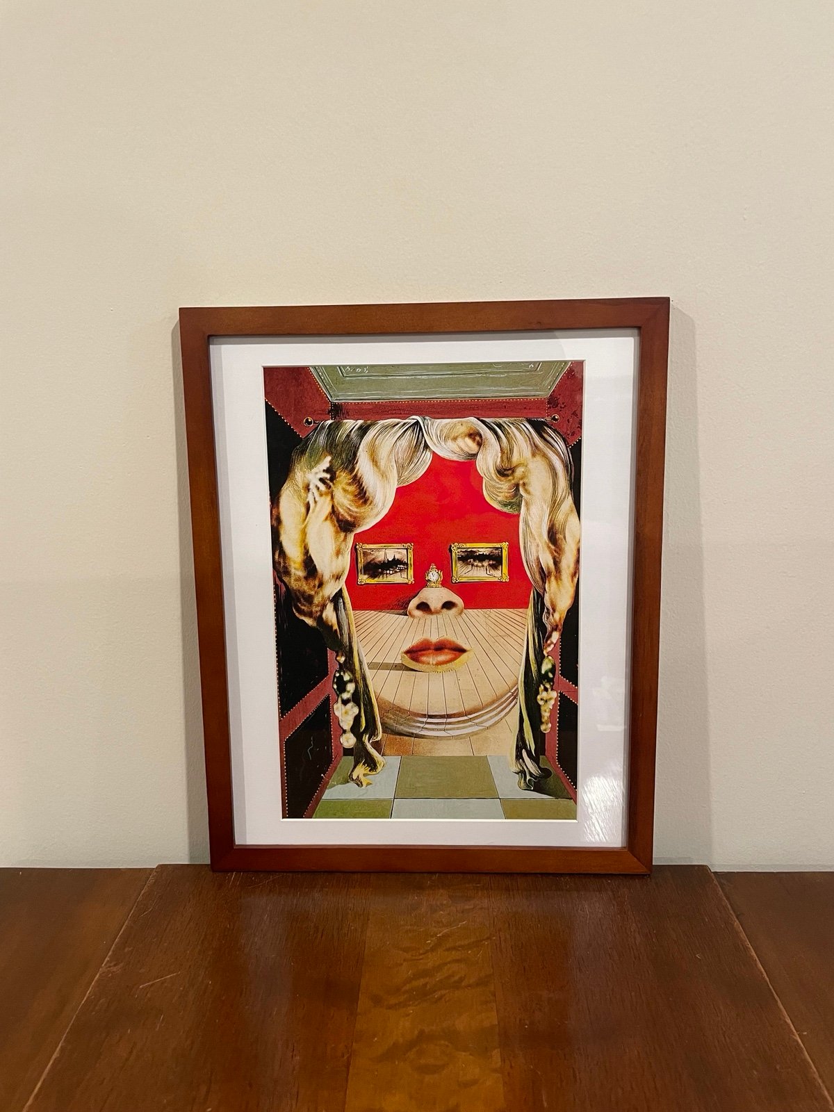 Salvador Dali Mae West’s Face as Surrealist Apartment 12x15 Framed Wall Art