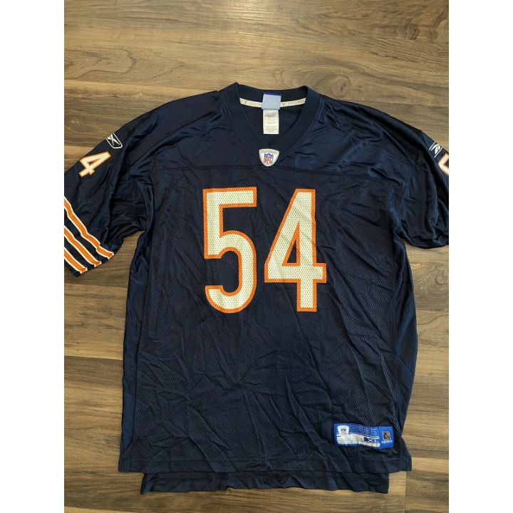 Vintage Brian Urlacher #54 Chicago Bears Reebok NFL Football Jersey Men’s XL
