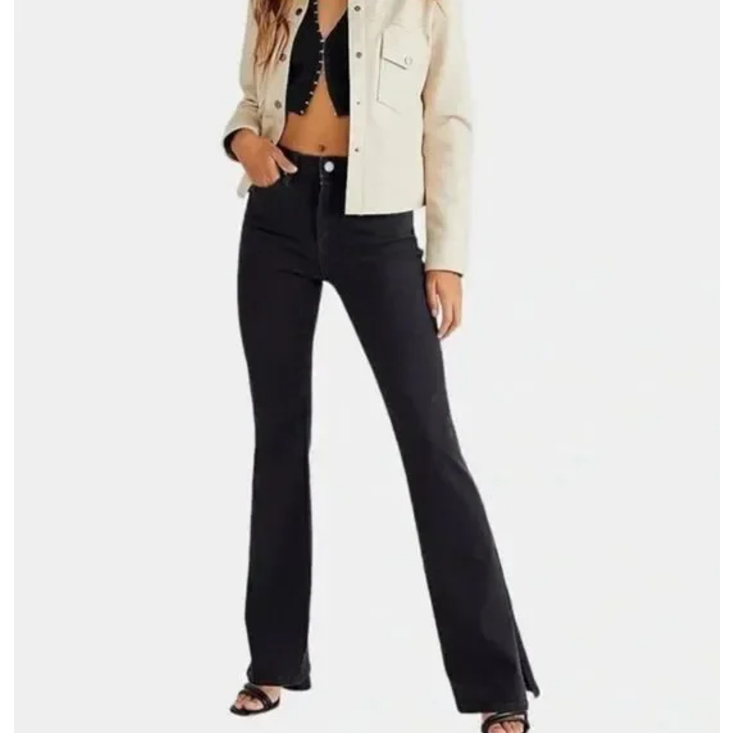 NWT Blank NYC X Free People Flare Slit Jeans - 29 short