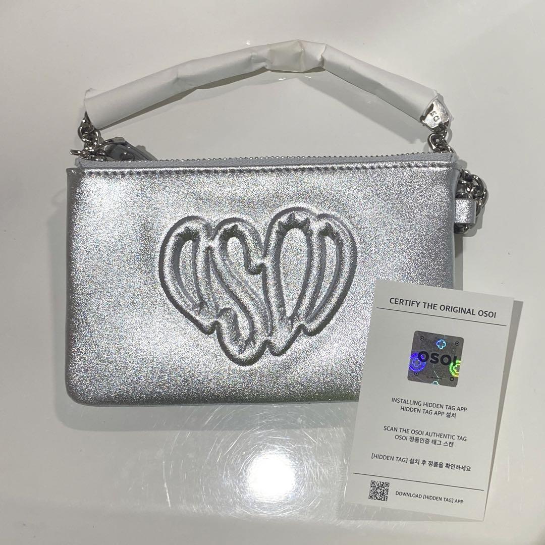 OSOI HEART POUCH [SILVER]