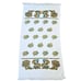 VTG Boho Yellow Blue White Floral Bath Towel Set 22 X 39 Leshner Fringe Brown
