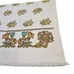 VTG Boho Yellow Blue White Floral Bath Towel Set 22 X 39 Leshner Fringe Brown
