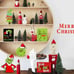 Christmas Tiered Tray Decorations - 6pcs Wooden Signs Table Centerpieces for Hol