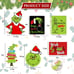 Christmas Tiered Tray Decorations - 6pcs Wooden Signs Table Centerpieces for Hol