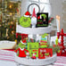 Christmas Tiered Tray Decorations - 6pcs Wooden Signs Table Centerpieces for Hol