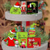 Christmas Tiered Tray Decorations - 6pcs Wooden Signs Table Centerpieces for Hol