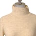 Club Monaco Heathered Brown Mock Turtleneck Sweater Bell Sleeves Size Small