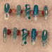 Xxl square luxury bling nails