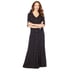 Roaman's Black Button Front Maxi Dress Size 14/16