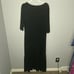 Roaman's Black Button Front Maxi Dress Size 14/16