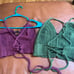 Handmade adjustable halter crop tops