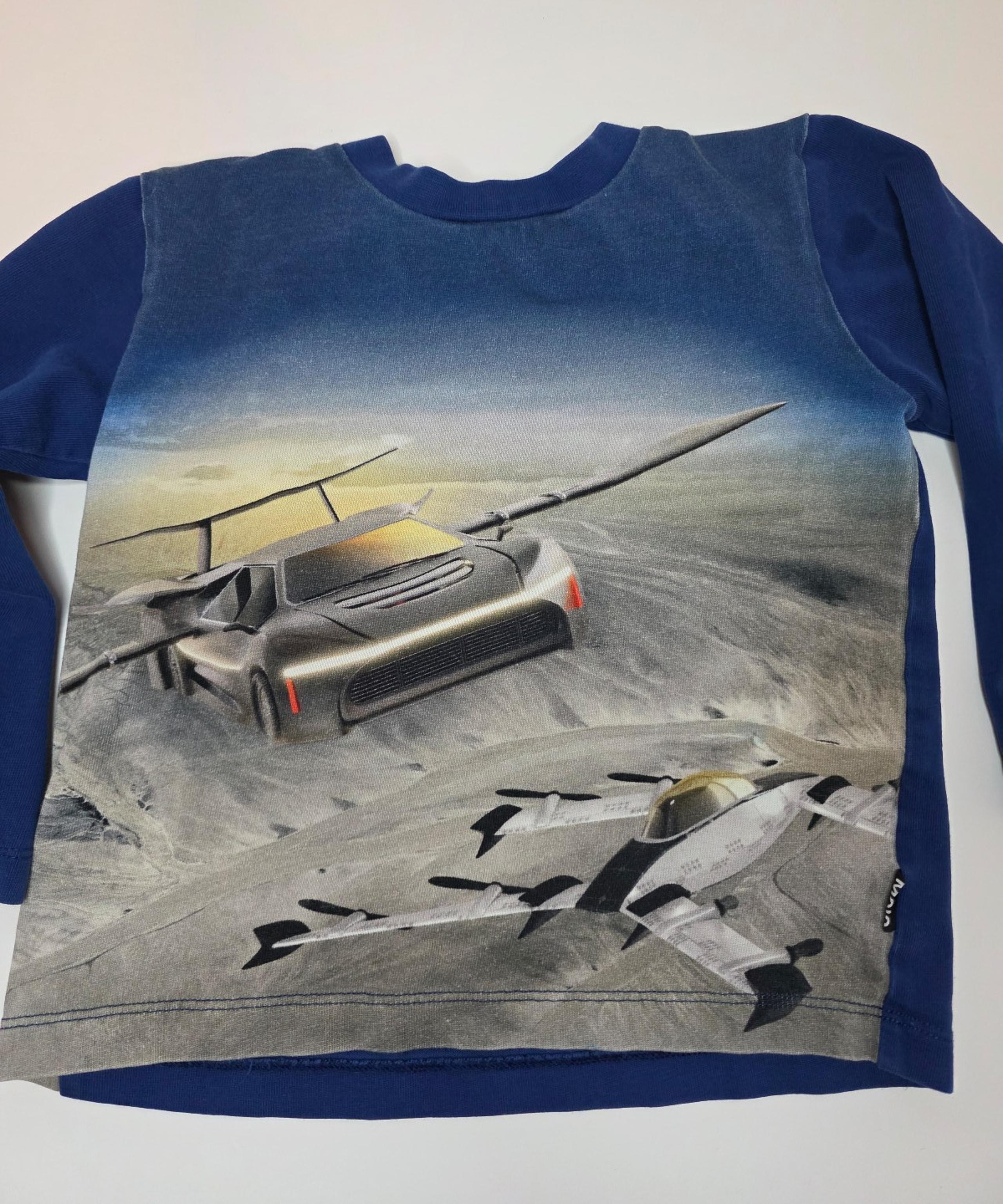 Molo Flying Car Long Sleeve Shirt