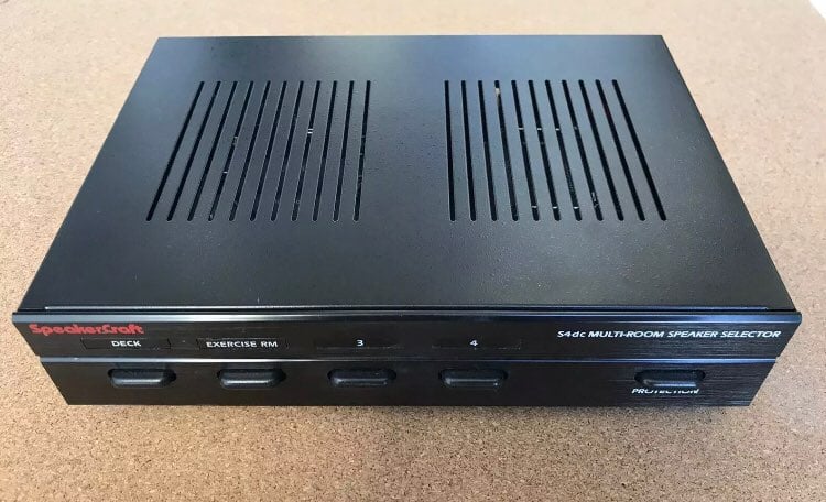 SpeakerCraft 4-Zone Speaker Selector