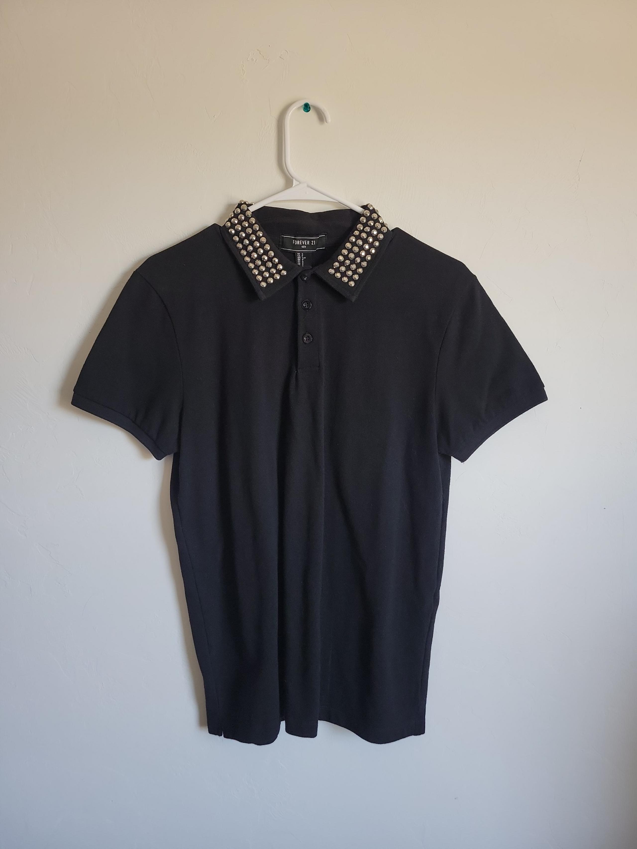 Studded Polo Shirt