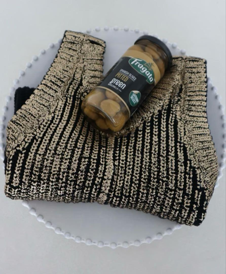 リゾット rizotto Spice2way Knit Brack pepper Rizotto Spice 2-Way Knit Vest Black Pepper