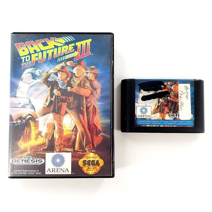 Back to the Future Part III (Sega Genesis, 1991) Authentic No Manual Tested