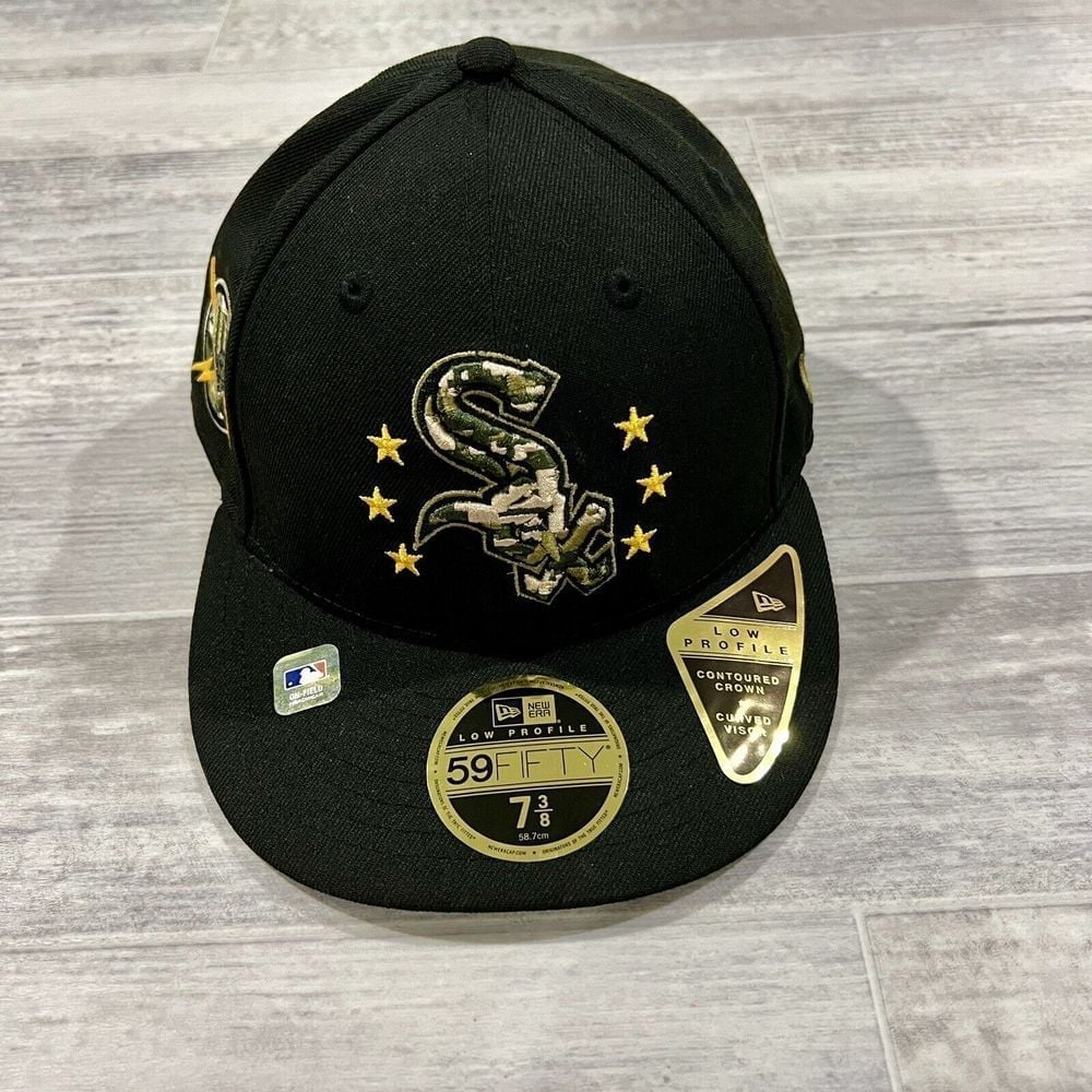 Men's 7 3/8 New Era Chicago White Sox 2024 Armed Forces Day Low Profile 59FIFTY