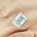Jonathan Simkhai Cutout Arrow Dress Sz 6 Metallic Pink