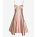 Jonathan Simkhai Cutout Arrow Dress Sz 6 Metallic Pink