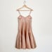 Jonathan Simkhai Cutout Arrow Dress Sz 6 Metallic Pink