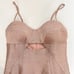 Jonathan Simkhai Cutout Arrow Dress Sz 6 Metallic Pink