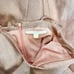 Jonathan Simkhai Cutout Arrow Dress Sz 6 Metallic Pink